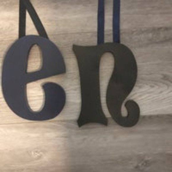 Customized & Personalized Nursery Wall Hanging Wood Letters - Picture 2 of 6